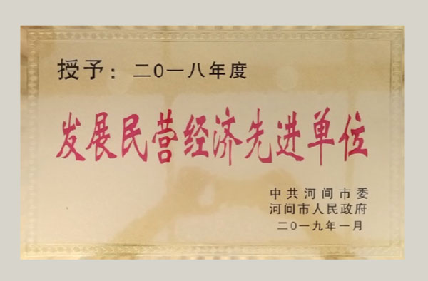 發(fā)展民營經(jīng)濟(jì)先進(jìn)單位